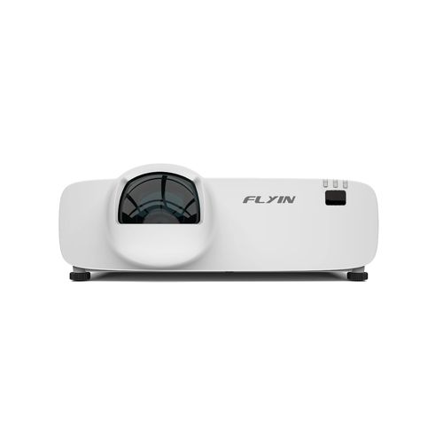 Últimas notícias da empresa sobre Peoduct novo: Negócio curto inteligente do laser do lance de HD projetor leve interativo brilhante de 5500 dados dos lúmens