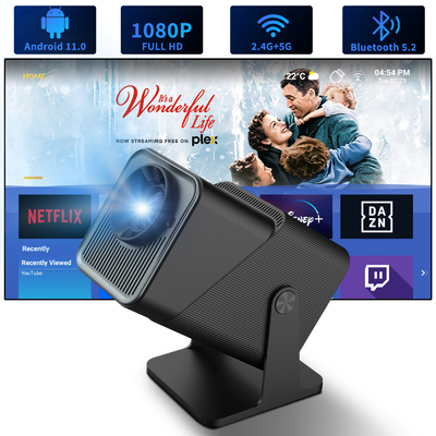 Flyin FY360 2025 Venda Quente Projector de Bolso Mini HD 3D de Alta Qualidade com Android 11 4K Vídeo & Filme Wi-Fi & Carregáveis