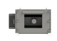Gabinete para projetor externo IP55 Caixa protetora à prova d'água 5000-50000Lm Sistema duplo de controle de temperatura e umidade