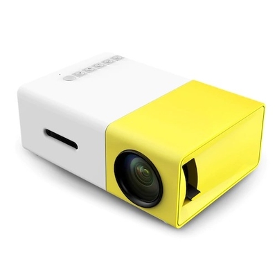 Os projetores portáteis do diodo emissor de luz de YG300 Mini Pocket 4k amarelam para Home Theater