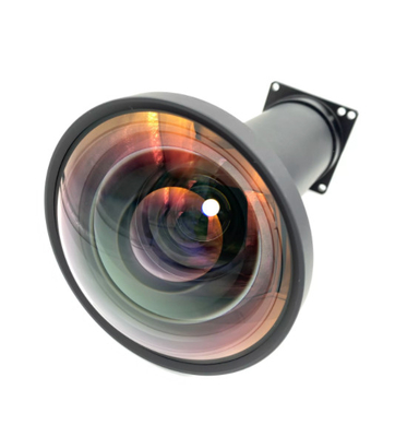 HD toda a lente larga do ângulo do foco curto da lente de Fisheye do projetor do metal