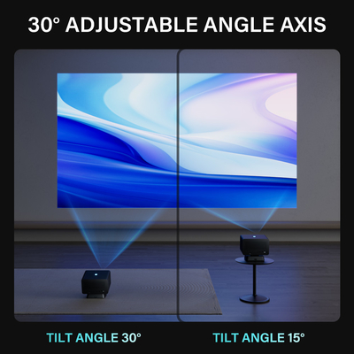 Projector de cinema doméstico Android 11 com relação de contraste de 1000 a 1 e duração da lâmpada de 30000 horas