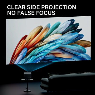 Projector de cinema doméstico Android 11 com relação de contraste de 1000 a 1 e duração da lâmpada de 30000 horas