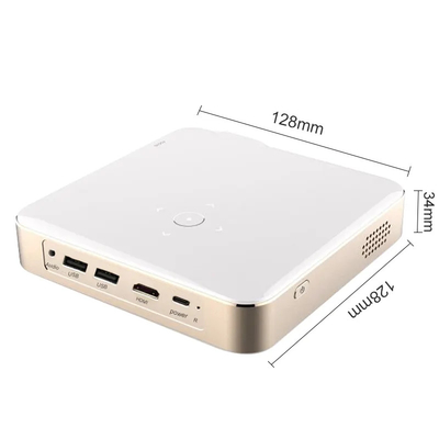 Mini S350 1080P Full HD DLP 4K 3D Home Theater Projectores WIFI Android 9 Bateria incorporada