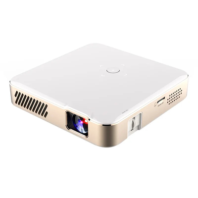 Mini S350 1080P Full HD DLP 4K 3D Home Theater Projectores WIFI Android 9 Bateria incorporada