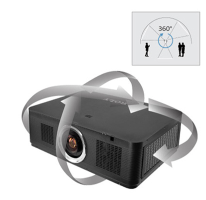 Flyin RL-K1 3D High WUXGA 3LCD Projector de Teatro Doméstico ao Ar Livre Alto Brilho 10000 Lumens Suporta 4K