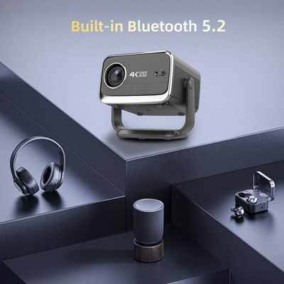 FLYIN P20 Pro 4K 350Lms 1080P Full HD Projector Lente de Foco Automático Lâmpada LCD Android 13 Airplay Uso de cinema doméstico portátil