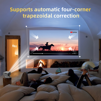 FLYIN P20 Pro 4K 350Lms 1080P Full HD Projector Lente de Foco Automático Lâmpada LCD Android 13 Airplay Uso de cinema doméstico portátil