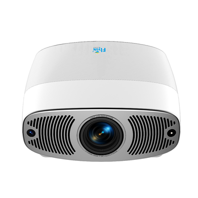 Flyin Q7 1080p Alta definição Home Entertainment Cinema Projector LCD Dual alto-falantes Bluetooth 100 polegadas tela Dual banda WIFI