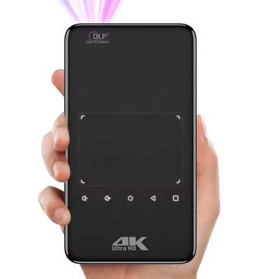 Flyin S90 4K Mini portátil Android Smart DLP Projector WIFI Bluetooth habilitado em forma de telefone móvel US Plug LED lâmpada 3D Bateria