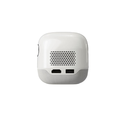 FLYIN M2 Android mini quadrado projetor DLP portátil com bateria embutida 4K projetor de acampamento ao ar livre
