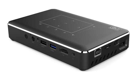 Flyin P10-II Hot Sale Logo Mini 3D 4K 150 Lumens DLP 9000MAH Android 9.0 Projetor