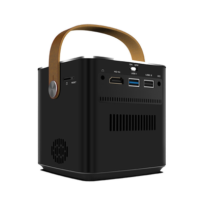 Flyin P12 1080P Max 4K Mini Projector 9000mAh Bateria Vídeo ao ar livre 400 ANSI Lumens Android 9 2GB/16GB DLP Link 3D Projector