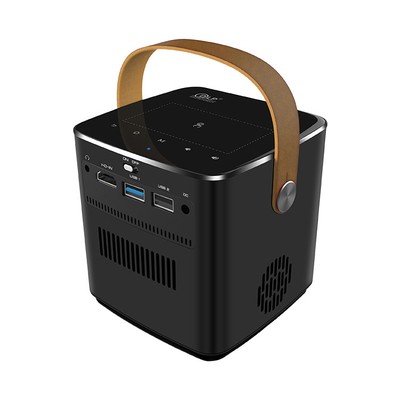 Flyin P12 1080P Max 4K Mini Projector 9000mAh Bateria Vídeo ao ar livre 400 ANSI Lumens Android 9 2GB/16GB DLP Link 3D Projector