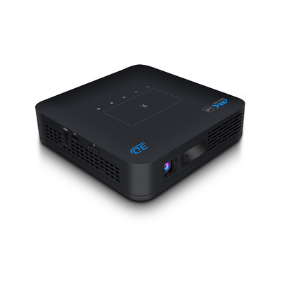 Flyin P15 1080P Full HD DLP Projector WIFI portátil Android 9 IOS Home Theater 4K Auto 3D Stereo Construído em bateria de 4 horas Foco manual