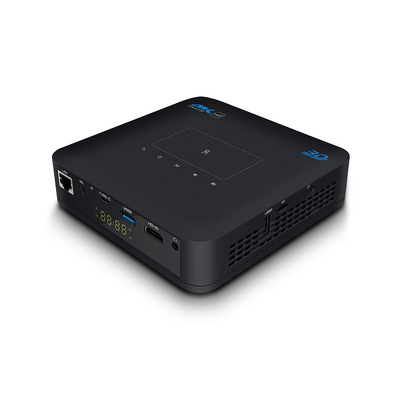 Flyin P15 1080P Full HD DLP Projector WIFI portátil Android 9 IOS Home Theater 4K Auto 3D Stereo Construído em bateria de 4 horas Foco manual