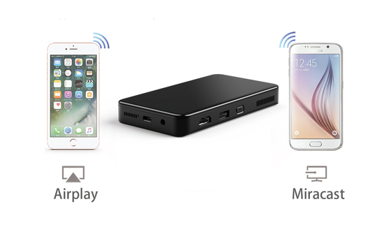 Flyin S90 4K Mini portátil Android Smart DLP Projector WIFI Bluetooth habilitado em forma de telefone móvel US Plug LED lâmpada 3D Bateria