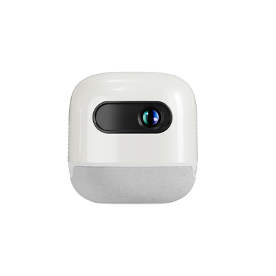 FLYIN M2 Android mini quadrado projetor DLP portátil com bateria embutida 4K projetor de acampamento ao ar livre