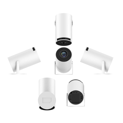 Flyin HY300 3D 4K Mini Android LED Projector 1080P Smart Wi-Fi com Wide Angle Clarity Portátil e alto-falante embutido