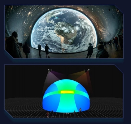 Equipamento de projeção de servidor convergente distribuído multifunção 4K Flyin 2025 para Edge Fusion Dome 3D Mapping Immersive Room