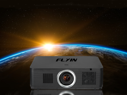 Flyin-K1200U 12000 Ansi Lumens WUXGA 3LCD Laser Projector 1.8x Zoom Elétrico HDBaseT para Auditório de Largo Salão