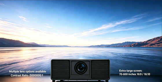 Projector DLP a laser com 13 000 lumens Brilho 4K Compatível para uso externo em grandes locais