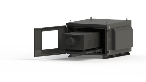 Projetor externo Conjunto de temperatura constante IP65 IP66 Sistema de resfriamento duplo Aquecimento 15-50°C para projetores de 5000-50000Lm