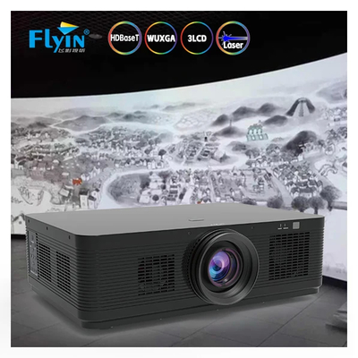 Projector de grande espaço com Mini Jack 3.5mm Áudio VGA / DVI-D Compartilhado X1 3-chip LCD