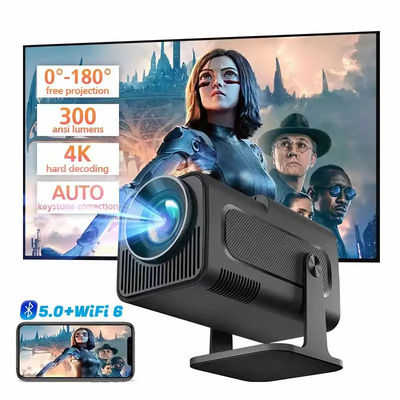 FLYIN HY320MINI 4K Ultra HD 3D Projetores portáteis de curta distância e equipamentos de apresentação para uso em casa e cinema