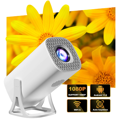 Flyin S40 Home Cinema Full HD 1080P 4K Projector Projector de jogos 120 ANSI Lumens Home TV
