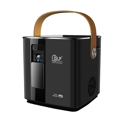 Flyin P12 1080P Max 4K Mini Projector 9000mAh Bateria Vídeo ao ar livre 400 ANSI Lumens Android 9 2GB/16GB DLP Link 3D Projector