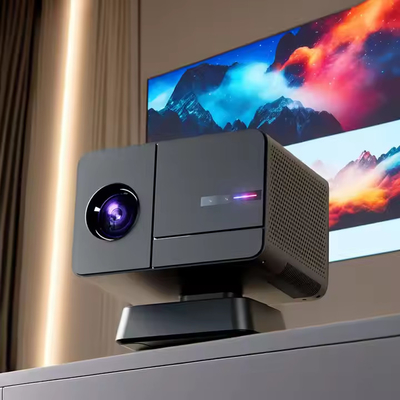 Flyin P50 Home Theater 1080P 4K Projector Allwinner H713 Projector 800 ANSI Lumens Projector de TV em Casa
