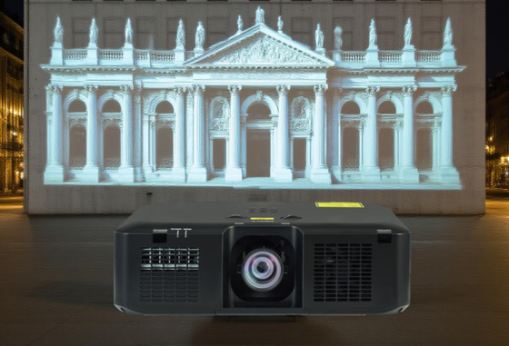 Projetor Laser 3LCD Flyin M9U para Exteriores WUXGA 9000ANSI Lumens para Engenharia de Grandes Espaços, Sala de Aula, Sala de Reuniões