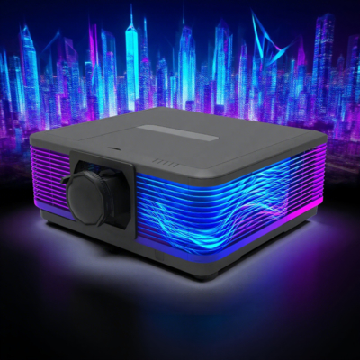 Projetor Laser 3LCD 4K Profissional Flyin 2025 10000 Ansi Lumens Ultra Hd 3840x2160 Alta Brilho Para Negócios Educação Grandes Locais Mapeamento 3D
