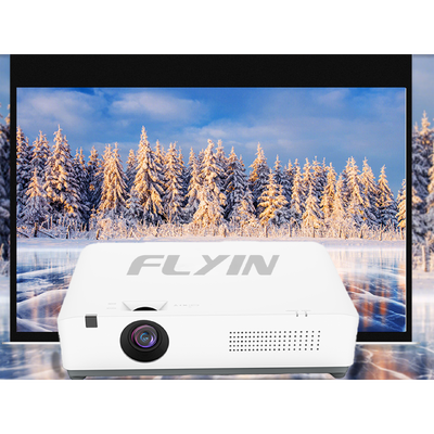 Flyin-C40W+ WXGA 4200 Lumens 3LCD Laser Projector Android Smart Conferência de Negócios Projector Educacional Sala de aula