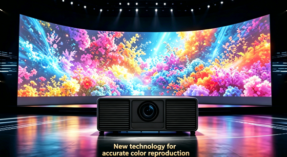 Projector DLP a laser com 13 000 lumens Brilho 4K Compatível para uso externo em grandes locais