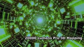Projetor laser de mapeamento 3D Ultimate de 20.000 lúmens