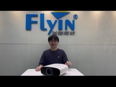 Lâmpadas de LED de LCD Flyin Projector Android Espeaker estéreo embutido US EURO