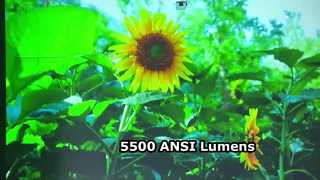 Projetor de curto alcance com resolução nativa a laser 3LCD 4K 3840X2160